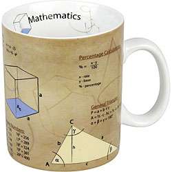 Konitz Science Math Mugs (Set of 4)  