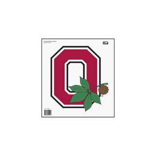Ohio State Decal Block O with Leaf Decal