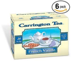 Carrington Tea French Vanilla, 20 Count Grocery & Gourmet Food