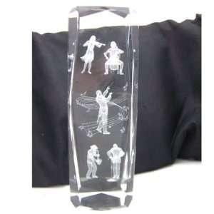  Music Lovers Laser Art Crystal Paperweight Everything 