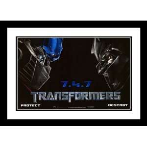  Transformers 32x45 Framed and Double Matted Movie Poster 