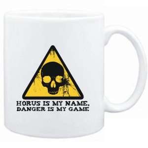 Mug White  Horus is my name, danger is my game  Male Names  
