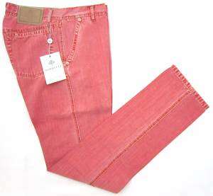 New BORRELLI *Italy* Cotton/Linen Jeans 32 33 NWT $495+  