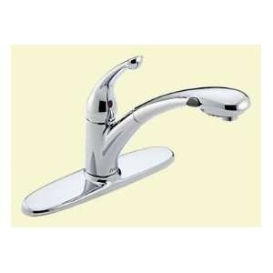 DELTA 470 DST Single Handle Pull Out Kitchen Faucet