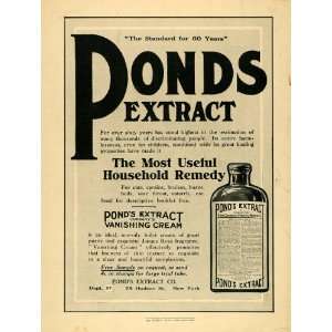1910 Ad Ponds Extract Vanishing Cream Hygiene Health   Original Print 