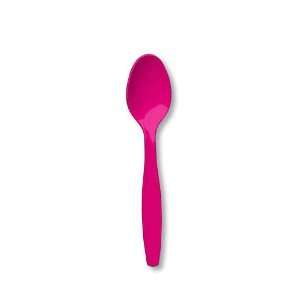  Hot Magenta Cutlery (Prem) Spoons (12pks Case) Kitchen 