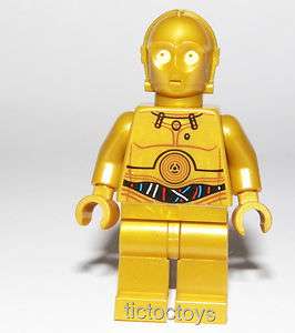 LEGO STAR WARS MINI FIGURE C3PO TATOOINE 9490 NEW DESIGN DROID C 3PO 