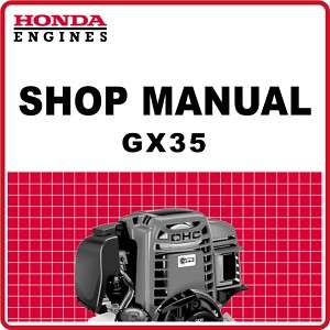 Honda GX35 35 Engine Service Repair Manual 61Z0Z00  