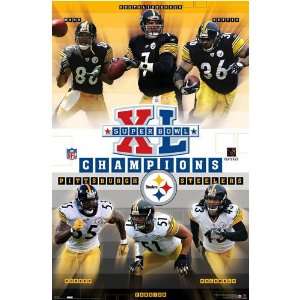  Steelers Trends Super Bowl XL Champions Poster