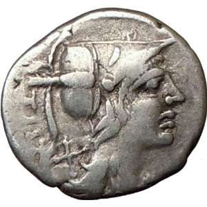 Roman Republic Ti. Veturius WARRIOR PIG SACRIFICE 137BC Ancient Rare 