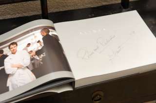   Achatz Cook Book Sign By Author Beautiful Food Plates Pictures  