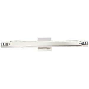  Chrome with Wave Glass 30 Wide Fluorescent Bath Light 