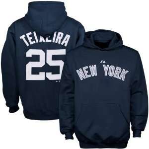  Majestic New York Yankees #25 Mark Teixeira Youth Navy 