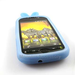 Blue Bunny Soft Skin Gel Silicone Case Cover For HTC myTouch 4G  
