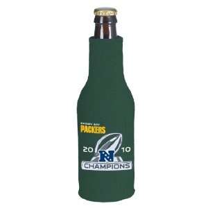  GREEN BAY PACKERS 2010 NFC CHAMPIONS BOTTLE COOLER KOOZIE 