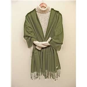   Cashmere Shawl Olive Green XXL, Mothers Day Sale 