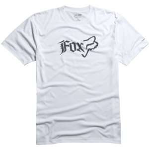  Fox Racing Diversion Tech T Shirt   2X Large/White 