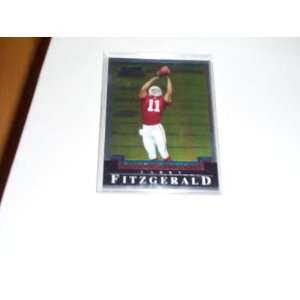 Larry Fitzgerald 2004 Bowman Chrome rookie football trading card #118