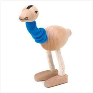   Wooden Posable Emu Childs Toy Animal Figure 5Pk