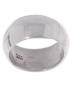 Sterling Silver Solid Smooth Ring  