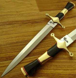 OF A KIND CUSTOM SCOTTISH DAGGER KNIFE  O1 TOOL STEEL BLADE  BRASS 