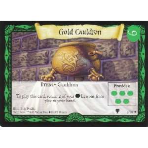  Harry Potter Quidditch Cup Rare Card  Gold Cauldron #7/80 