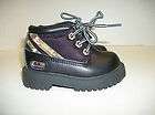 Baby/Toddler Size 5 Fubu Black Leather w/ Camo Trim Hiking Boots