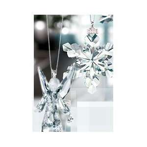 Swarovski Annual Edition 2008 Christmas Snowflake and Angel Ornaments 