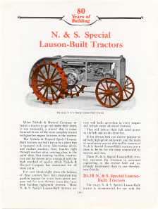 1928 Nichols Shepherd Tractor Catalog on CD  