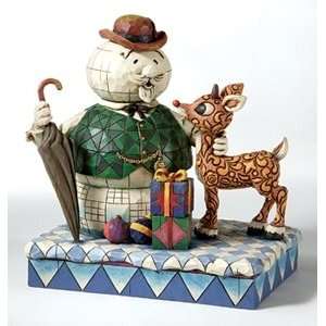  Sam Snowman & Rudolph Red Nosed Reindeer Figurine 