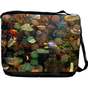 Rikki KnightTM Aquarium Fish Design Messenger Bag   Book Bag   Unisex 