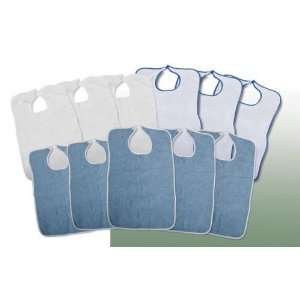  Medline Value Packed Terry Clothing Protectors   Qty of 12 
