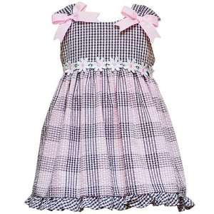 Rare Editions Checkered Seersucker Sundress   Toddler  