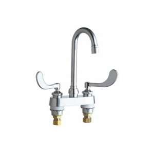 Chicago Faucets Deck Mounted Centerset Faucet with Lever Handles 895 