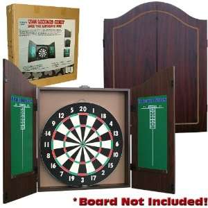  MDF Wood Dartboard Cabinet