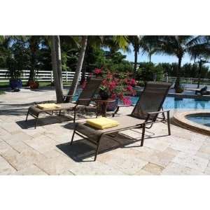  Patio Sling 3 Piece Chaise Lounge set by Hospitality 