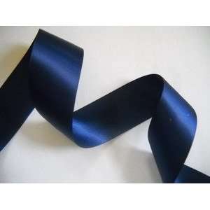  Navy Double Face Satin Ribbon 1.5 Inch By The Yard Arts 