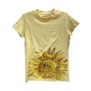   Vintage T Shirts Yellow Sunflower Size Extra Small 