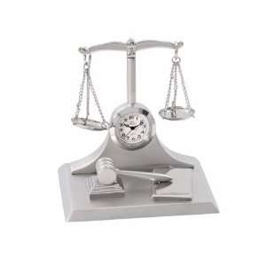 Scales of Justice Clock 