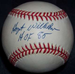 Hoyt Wilhelm HOF 85 Signed Autographed Baseball Global GAI COA 