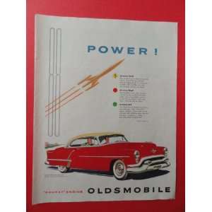 Oldsmobile car,1953 print advertisement (super 88 holiday coupe 