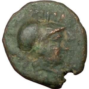   196BC Ancient Genuine Greek Coin ATHENA Wisdom HORSE 