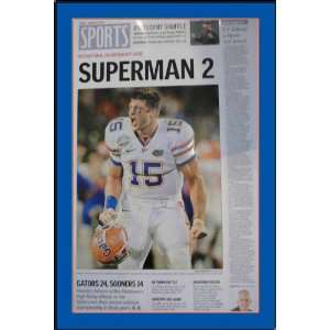 Superman 2 Florida Gators 2008 Champions Newspaper Poster  