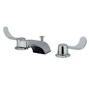   Bathroom Faucet with 4 Metal Wing Handles and Drain Assembly from the