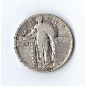  1929 D Standing Liberty Quarter 