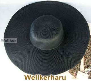 Large Floppy Wire Brim Hat worn by Sienna Miller 6Color  