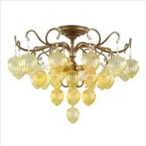  VENETIAN 3LT SEMI FLUSH RIALTO