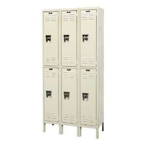  Hallowell Fully Assembled Three Wide Double Tier Lockers w 