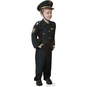    Childs Police Officer Halloween Costume (Sz 4T) Toys & Games