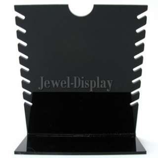 Tall Black Jewellery Necklace Chain Display Stand  